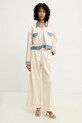 Moschino Jeans geacă 0509.3717 bej SS25
