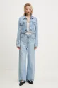 Moschino Jeans kurtka jeansowa 0503.3719 niebieski SS25