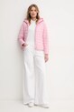United Colors of Benetton geacă 2TWDDN07O roz SS25