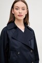 United Colors of Benetton sacou din bumbac 2RGCDW034 bleumarin