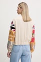 Oblečení Bomber bunda Desigual AUSTIN 25SWEW51 béžová