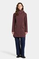 Didriksons kurtka GWEN 505683 bordowy AW25