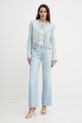 BOSS Orange kurtka jeansowa 50534203 niebieski SS25