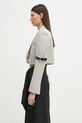 Піджак Coperni Hybrid Cropped Tailored COPV74F3004 бежевий SS25