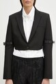 Sako Coperni Hybrid Cropped Tailored crna COPV74F3004