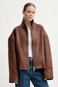 Remain kurtka skórzana 5028872168 brązowy