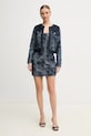 Guess geacă din denim FINLEY W5GN79.D5O70 bleumarin SS25