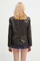 Clothing Andersson Bell blazer Hybrid Faux-Leather Blazer awa683w brown