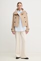 Tommy Hilfiger jacheta de bumbac WW0WW43933 bej SS25