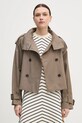 Хлопковая куртка Tommy Hilfiger WW0WW43933 коричневый