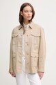 Tommy Hilfiger geacă cu aspect de cămașă bej WW0WW45933