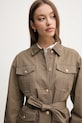 Košilová bunda Tommy Hilfiger zelená WW0WW45933