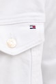 Μπουφάν Tommy Hilfiger λευκό WW0WW44374