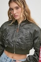 Alpha Industries bomber dzseki MA-1 Vintage Cropped Wmn zöld 156002