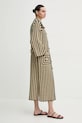 By Malene Birger płaszcz bawełniany DINA 103071 czarny SS25