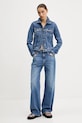 Tommy Jeans geacă din denim DW0DW20120 albastru SS25