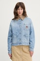 Джинсова куртка Tommy Jeans блакитний DW0DW20568