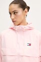 Μπουφάν Tommy Jeans DW0DW20672 ροζ