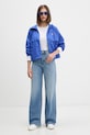 Tommy Jeans prehodna jakna ženska DW0DW20672 vijolična SS26