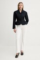 Bally geaca de lana WOU088 bleumarin SS25
