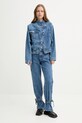Won Hundred geacă din denim 3498.15166 albastru SS25