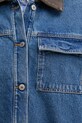 Τζιν μπουφάν Abercrombie & Fitch KI144.5063.275 μπλε