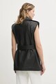 Abbigliamento Bruuns Bazaar gilè in pelle BBW4350 nero