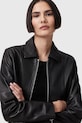 AllSaints kurtka skórzana ALMA W007LC czarny SS25