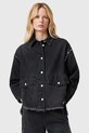 Джинсова куртка AllSaints HETTIE джинс чорний W089PC
