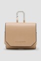 AllSaints husă airpod din piele AIRPOD Planet friendly bej W275XC