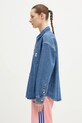 Carhartt WIP giacca di jeans W' Alta Shirt Jac I033344.106 blu SS25