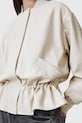 AllSaints kurtka skórzana SOFI W126LB biały NC25
