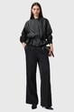 Kožená bunda AllSaints SOFI W126LB černá
