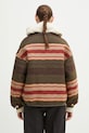 Visvim kurtka puchowa dwustronna z domieszką wełny Liner Jkt Jacquard Blanket zielony 325105013006