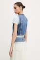 Odzież Guess Jeans kamizelka jeansowa W5GN74.D5M46 granatowy