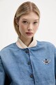 Guess Jeans farmer bomber dzseki kék W5GN75.D5M4A