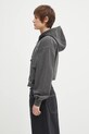Carhartt WIP cotton sweatshirt Hooded Nelson Jacket I033830.87GD gray SS25