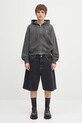 Carhartt WIP cotton sweatshirt Hooded Nelson Jacket I033830.87GD gray