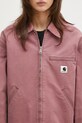 Carhartt WIP kurtka jeansowa OG Detroit Jacket różowy I034879.2R74O