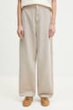 Carhartt WIP trousers Brandon Single Knee Pant cotton beige I034838.2OR4O
