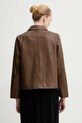 Oblečenie Kožená bunda Theory P0100405 hnedá