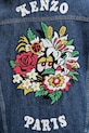 Kenzo kurtka jeansowa niebieski FF52DV2486B3.DS