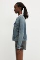 Kenzo geacă din denim FF52DV2506S7.DS albastru SS25