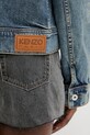 Kenzo geacă din denim albastru FF52DV2506S7.DS