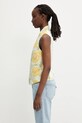 Жилетка с примесью льна Kenzo FF52GI0099O1.01 жёлтый SS25
