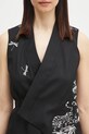 Kenzo vesta de lana negru FF52GI0109RA.99
