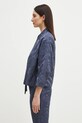 Blazer με μείγμα λινών Kenzo FF52VE0329JG.67 μπλε SS25