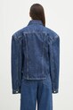 Odjeća Traper jakna Martine Rose Extreme Shoulder Denim 251WD08514 mornarsko plava
