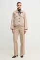 Pedro del Hierro giacca in cotone 6759164 beige SS25