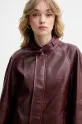 MM6 Maison Margiela kurtka bordowy S62AN0148.M35455.211